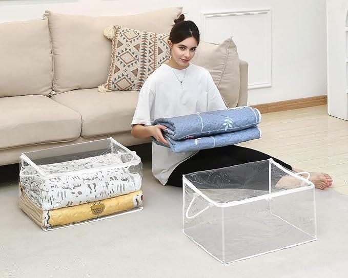 10 PCS Clear Zippered Storage Bags - Image 6