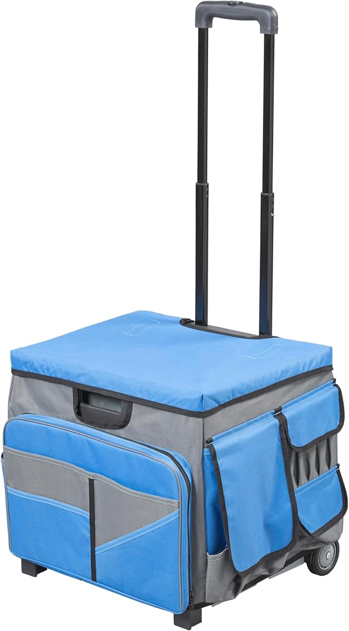Mobile Utility Cart with Storage Organizer Bag, Rolling Cart by Unknown