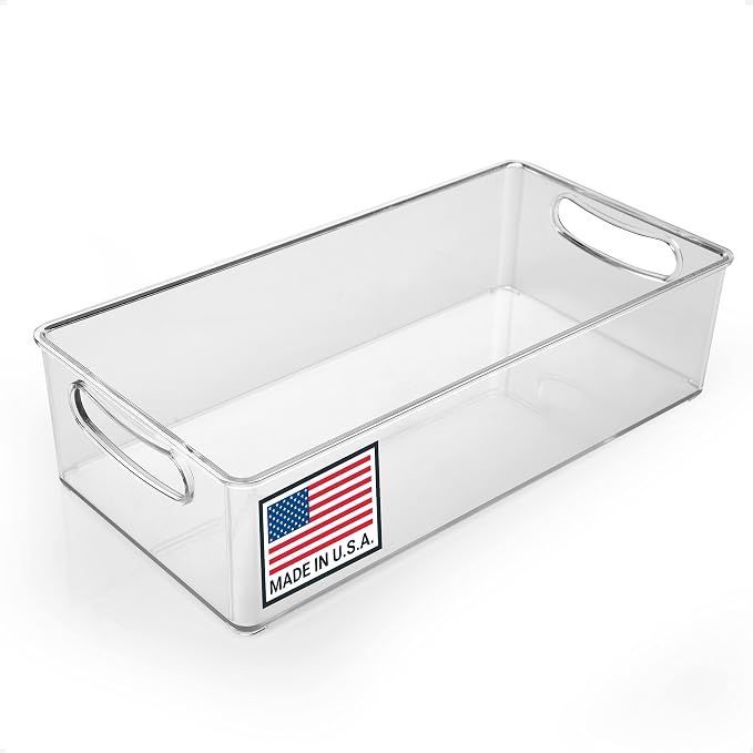 Pikanty Clear Refrigerator Organizer Bin by Pikanty