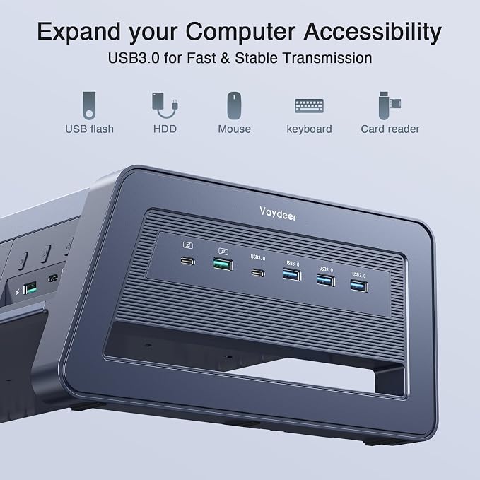 Vaydeer All-in-One Dual Monitor Stand Riser - Image 5
