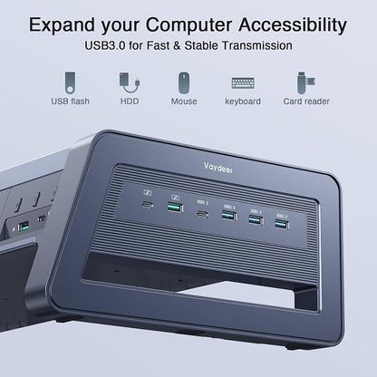 Vaydeer All-in-One Dual Monitor Stand Riser - Image 5