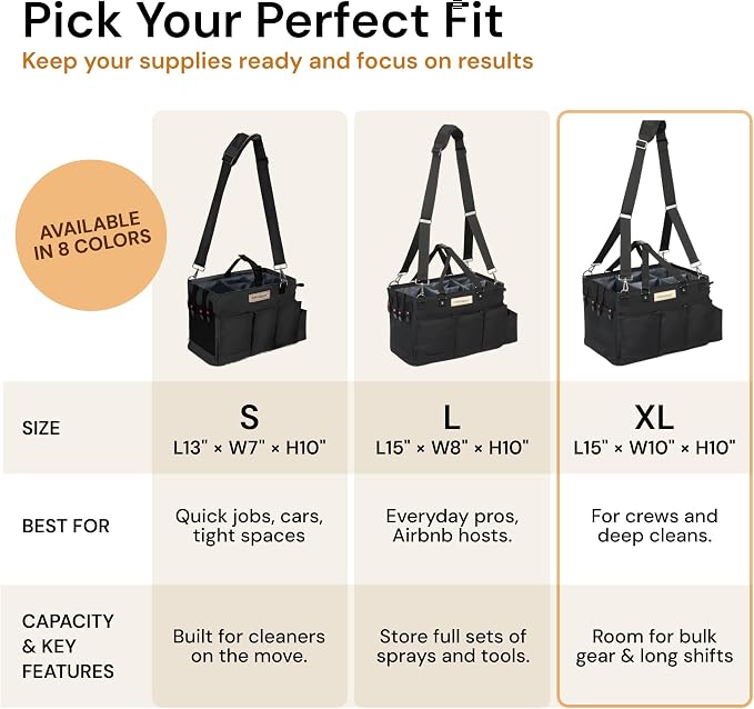 FifthStart Cleaning Supplies Organizer Tote & Caddy - Image 3
