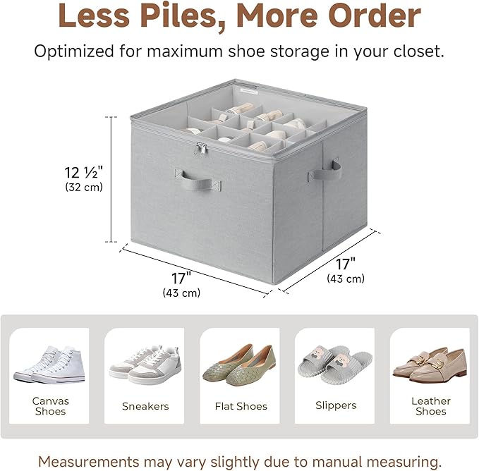 StorageWorks 2 Pack Shoe Organizer - Image 3