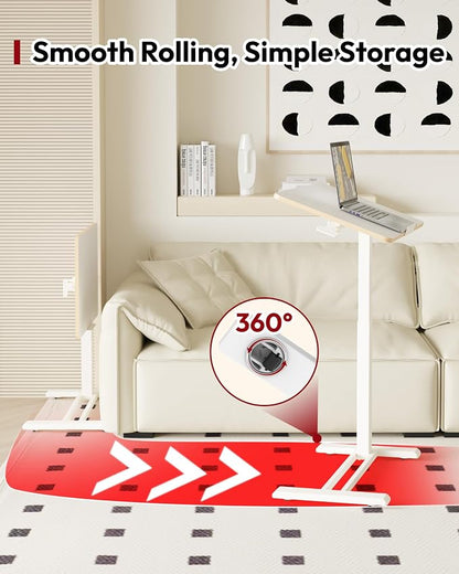 SANODESK Medical Adjustable Overbed Bedside Table - Image 6