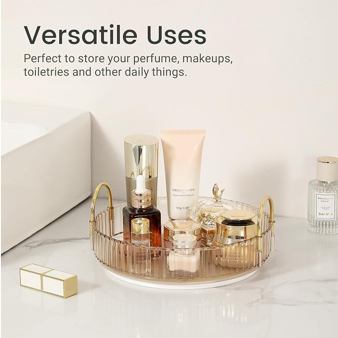 360 Rotating Makeup Organizer for Vanity, Skincare Perfume Organizers and - Image 5