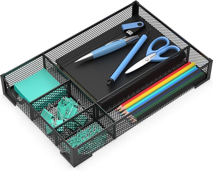 Desk Drawer Organizer, Office Desk Organizer Tray by ITAYVAN