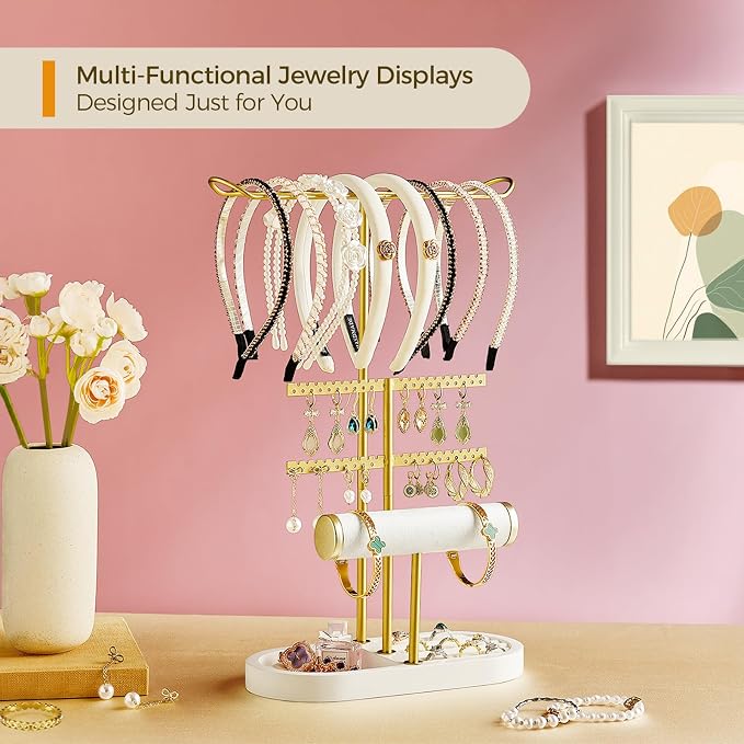 3 Tiers Jewelry Organizer, Earring Holder Organizer - Image 5