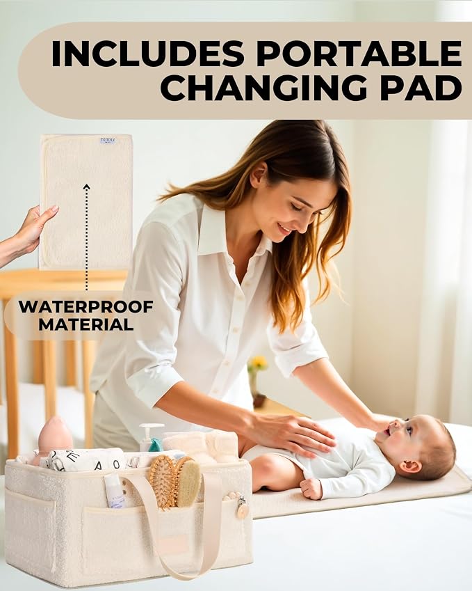 Baby Diaper Caddy Organizer - Image 2