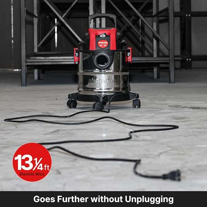 Shop-Vac 3 Gallon 4.0 HP Wet/Dry Vacuum - Image 7
