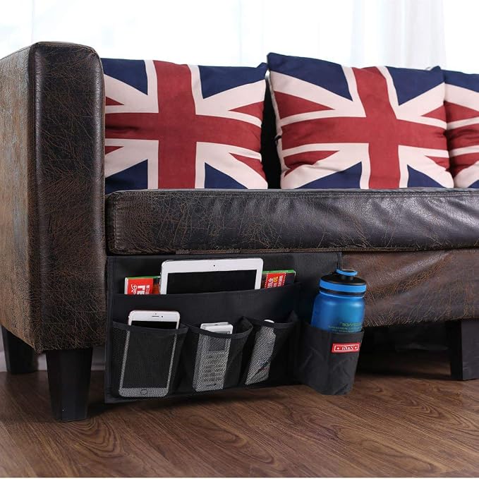 5 Pockets Bedside Caddy, Bedside Storage Organizer - Image 7