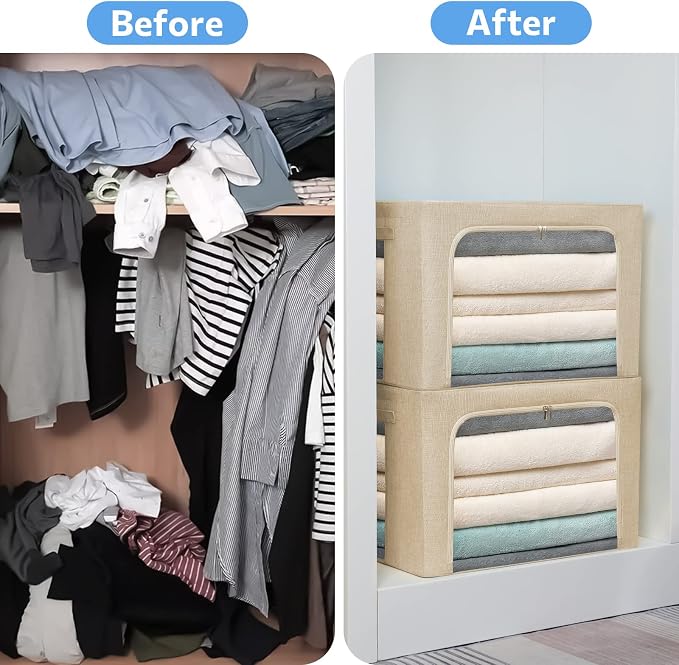 CYhom Extra Large Clothes Storage Bins - Image 8
