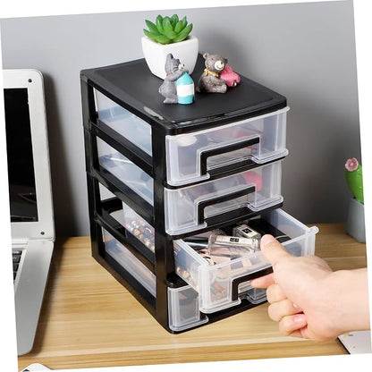 BESPORTBLE 4-Layer Plastic Drawer Storage Cabinet - Image 2