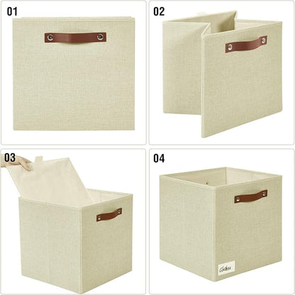 Collapsible Fabric Storage Cube Bins - Image 7