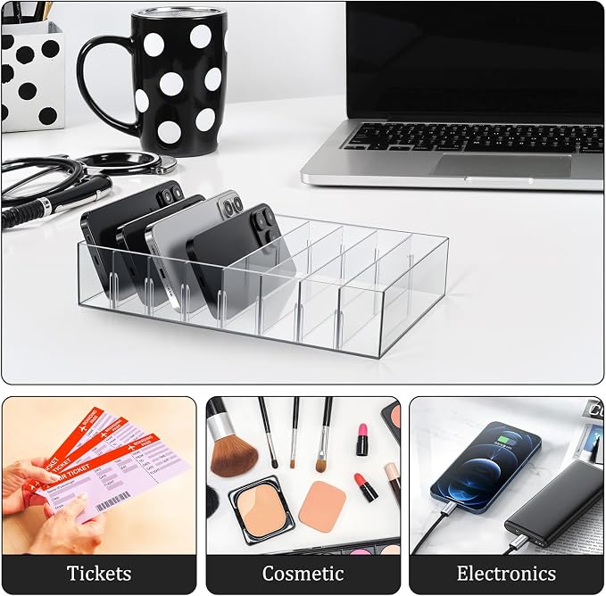 2 Packs Mail Organizer Plastic Cash Tray - Image 4
