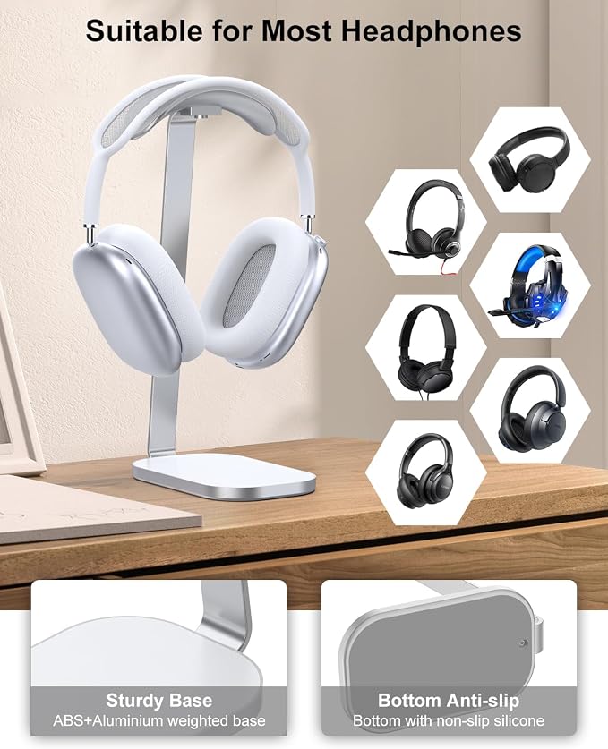 VICHYIE Headphone Stand for AirPods Max, Headset Holder - Image 5