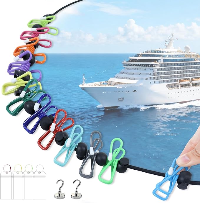 Travel Clothesline for Cruise Retractable Clothesline by FOTSHARER