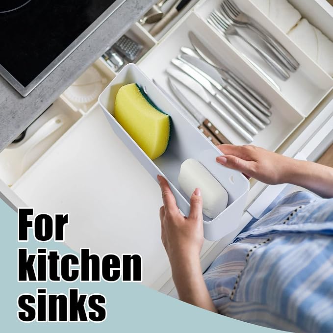 Umigy 2 Pack 11" Tip Out Tray for Sink - Image 7