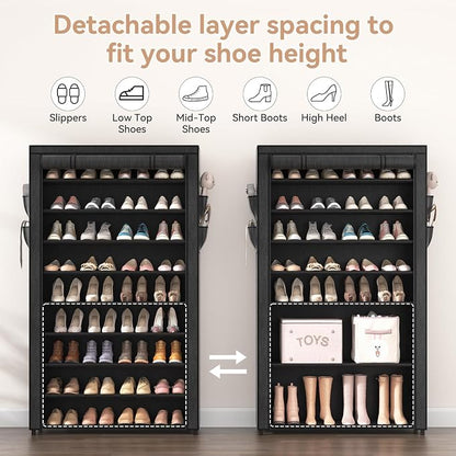 LANTEFUL Shoe Rack with Covers - Image 6
