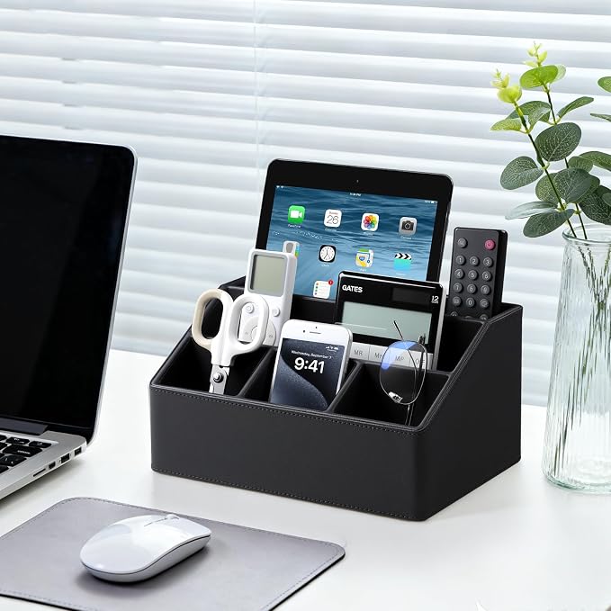 Remote Control Holder with 5 Compartments - Image 5