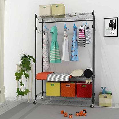 BATHWA Rolling Garment Rack - Image 3