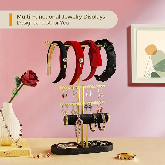 3 Tiers Jewelry Organizer, Earring Holder Organizer - Image 5