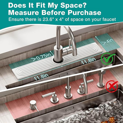 DK177 Diatomite Fast Drying Faucet Mat - Image 3