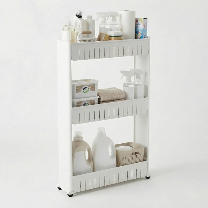 Lavish Home 3 Tier Shelf Rolling Cart by LavishHomeCollection