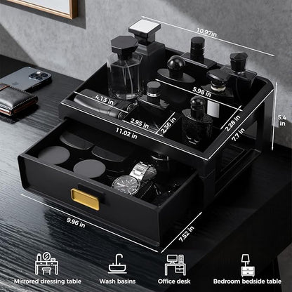 EHORIA Cologne Organizer for Men, Bathroom Organizers, Cologne Organizer - Image 3