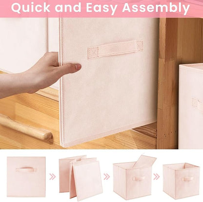 Storage Cubes - 13 Inch Heavy Duty Fabric Storage Bins - Image 6