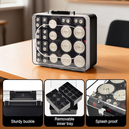 FULLCASE Battery Storage Organizer Box, Holder Container - Image 5