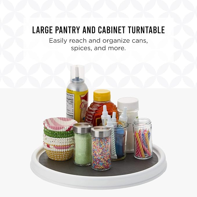 Copco Basics Non-Skid Pantry Cabinet Lazy Susan Turntable - Image 2