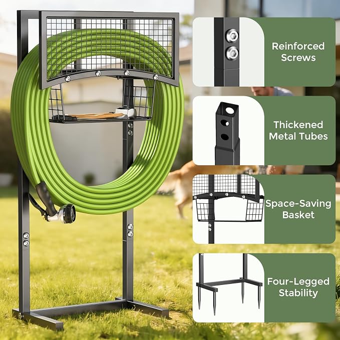 Garden Hose Holder Freestanding - Image 2