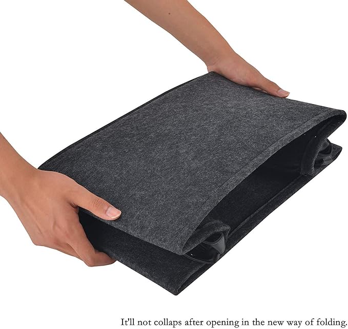 GUOZI Storage Basket, Collapsible Rectangular Felt Storage Bins - Image 4