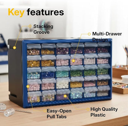 NORTHSKY 30-Drawer Plastic Drawer Storage Cabinet - Image 3