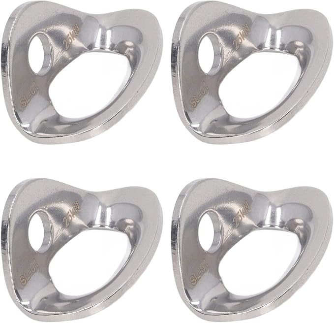 Yosoo Health Gear 10Pcs 316 Stainless Steel Climbing Bolt Hanger, 25KN Rock - Image 4