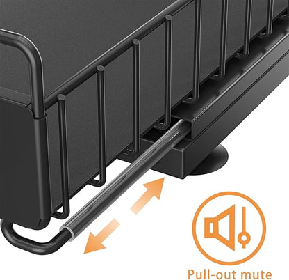 Under Sink Organizer, Single Tier Metal Pull Out Sliding Drawer Shelf - Image 2