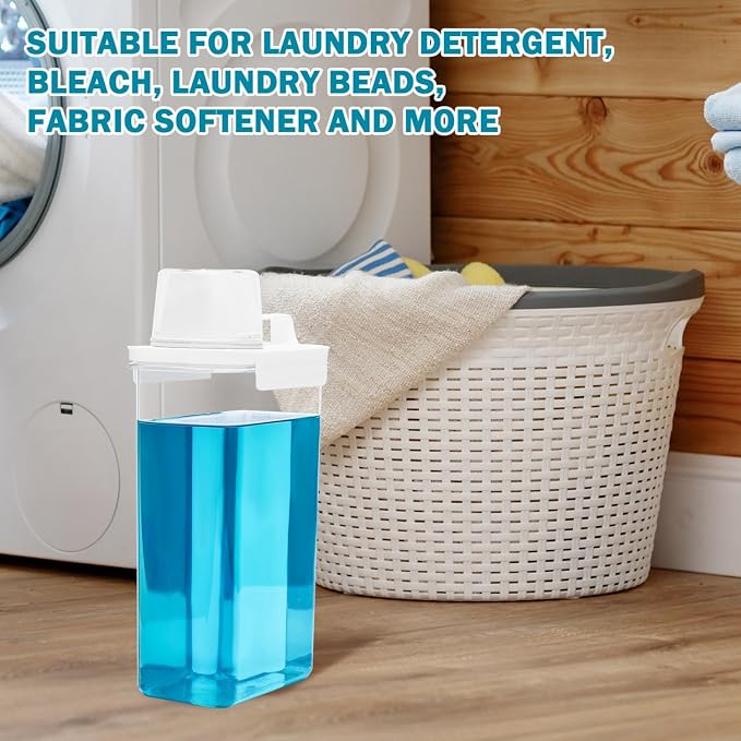 2 Pack 78 oz Liquid Laundry Detergent Dispenser Laundry Detergent Container - Image 7
