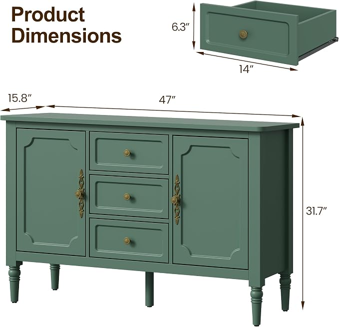 RoyalCraft Storage Cabinet Set of 2 - Image 2