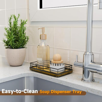 Rustic Bathroom Toilet Tank Tray, 7.5" Wood Toilet Paper Storage Basket Back of - Image 4