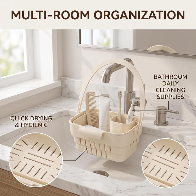 Foldable Hanging Kitchen Sink Drain Basket, Collapsible Space Saving Colander - Image 7