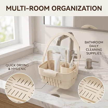 Foldable Hanging Kitchen Sink Drain Basket, Collapsible Space Saving Colander - Image 7