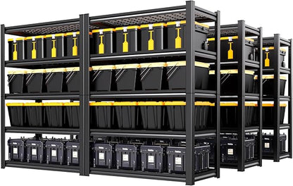 6 Pack Garage Shelving 5-Tier Heavy Duty Storage Shelves, Tool-Free Adjustable by AOAORGG