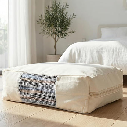3 Pcs Cotton Sweater Storage Bag, Mesh Window Design, Moth Proof, Large Capacity - Image 6