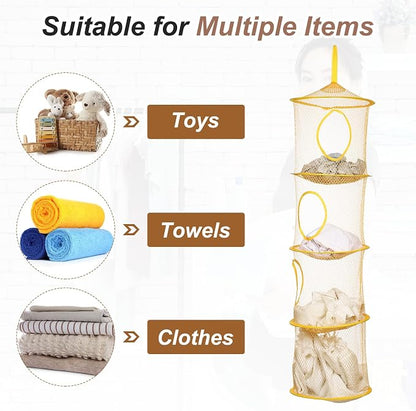 uxcell 2Pcs Mesh Hanging Storage Basket - Image 4
