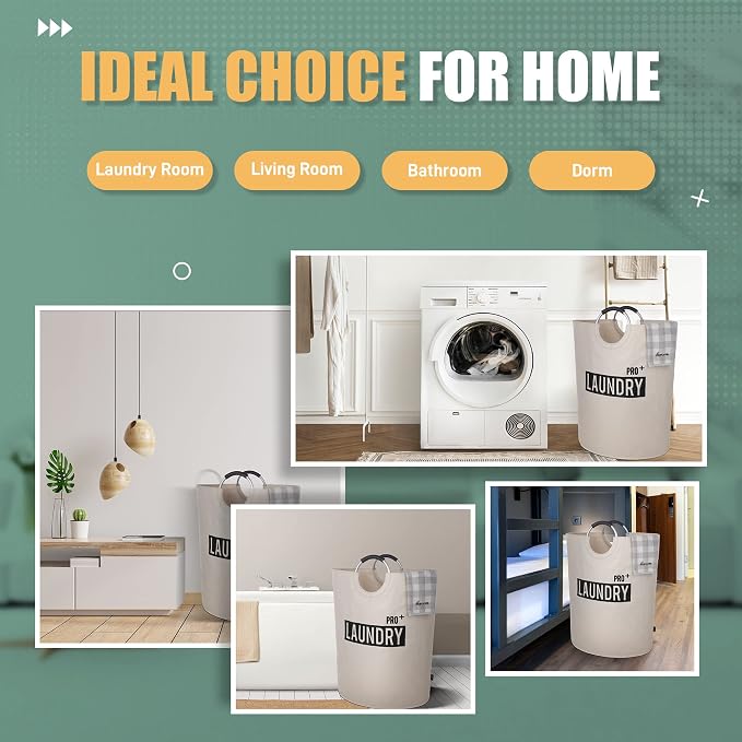 Caroeas Super Large 150L Laundry Basket Pro, Waterproof Laundry Hamper - Image 5