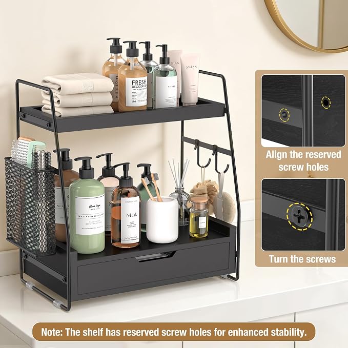 2-Tier Bathroom Counter Organizer - Image 6
