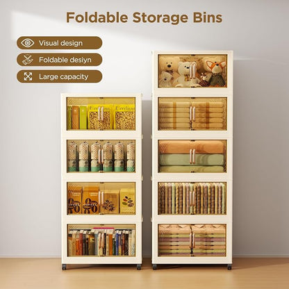 102QT Plastic 4 Tier Storage Bins - Image 4