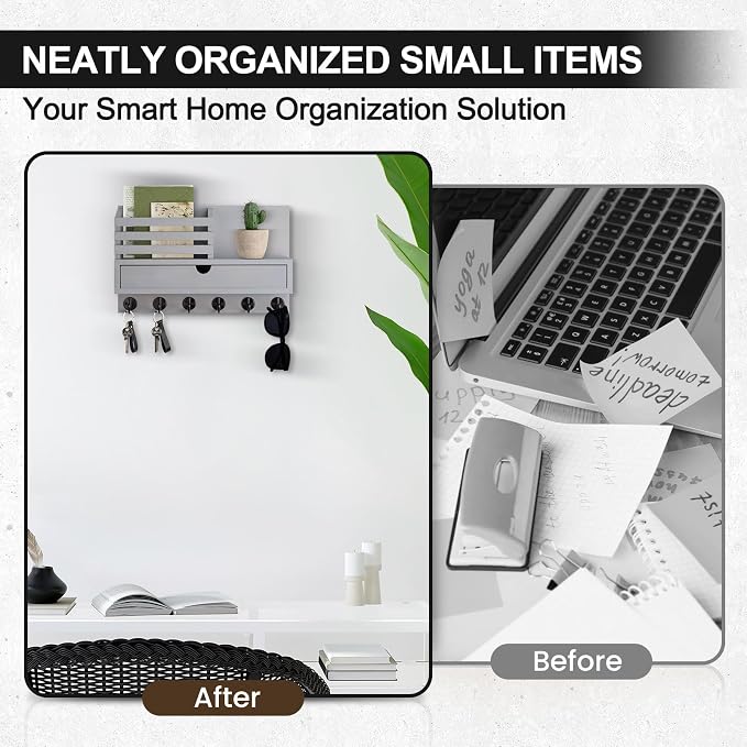 Key Holder Wall Mount, Mail Holder - Image 7