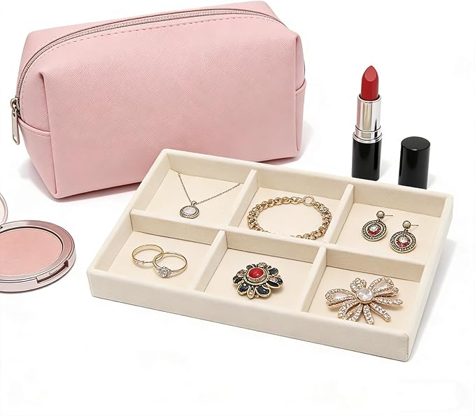 Velvet Jewelry Organizer Tray - Image 5