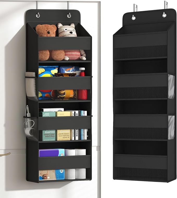 1 Pack 4-Tier Over the Door Organizer, Heavy-Duty Large Deep Pocket Hanging by Unknown